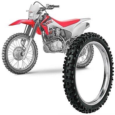 Pneu Moto CRF 230F Rinaldi 80/100-21 RW33 – Tração e Performance