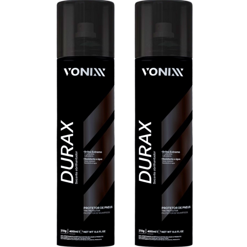 Pneu Pretinho Durax Vonixx: Brilho Molhado e Proteção