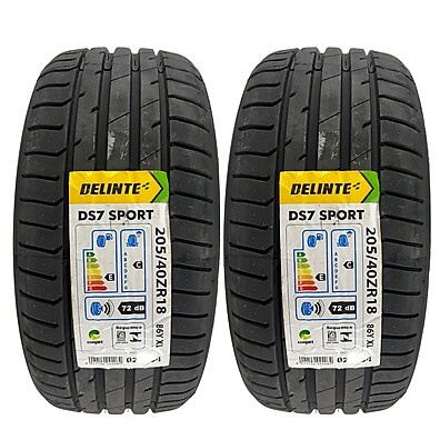 Pneus Delinte DS7 Sport 205/40R18: Performance!