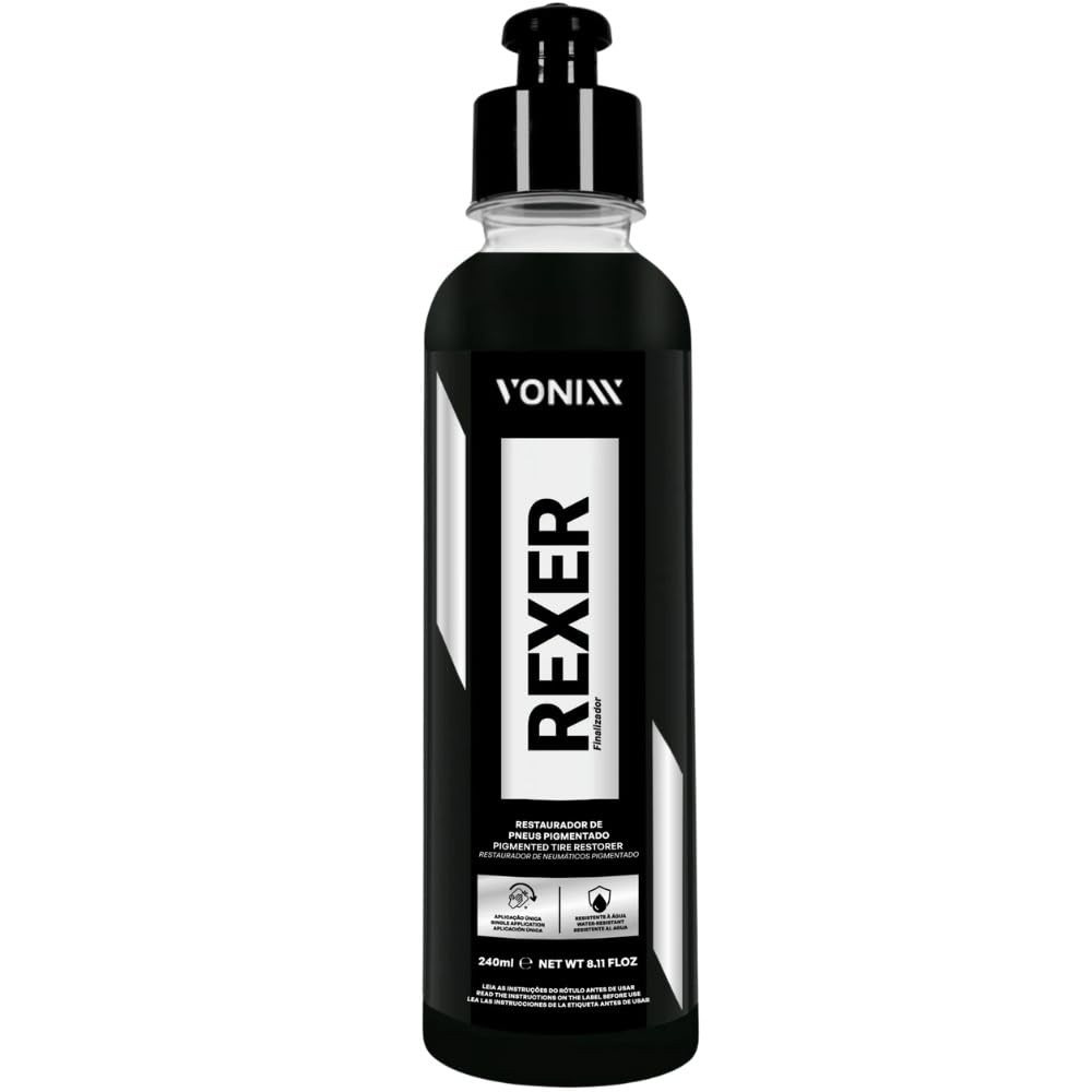 Rexer Vonixx: Pigmento e Restauração Profissional para Pneus Automotivos - 240ml