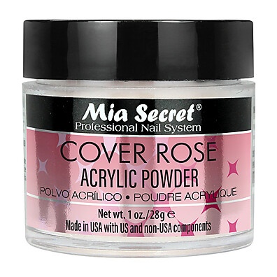 Pó Acrílico Cover Rose Mia Secrets: Unhas Impecáveis!