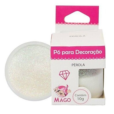 Pó Brilho Perolado Comestível: Decore Bolos!