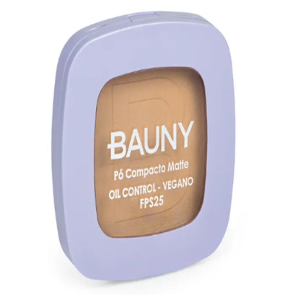 Pó Compacto Bauny 060: Pele Matte Impecável