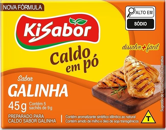 KiSabor Caldo De Galinha Em Pó Kisabor 45 Gramas