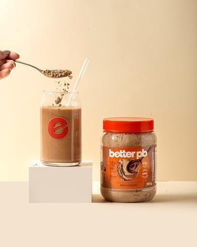 Pasta de Amendoim em Pó Sabor Brigadeiro Econômico 380g - Betterpb