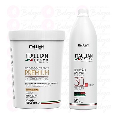 Pó Descolorante Itallian Color 30v: Clareamento Rápido e Seguro