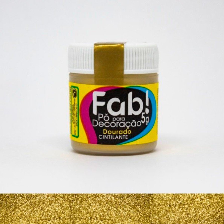 Pó Dourado Fab: Decore com Brilho!