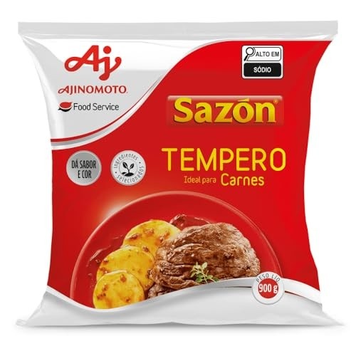 TEMPERO EM PÓ SAZÓN® PROFISSIONAL SABOR CARNES 900G
