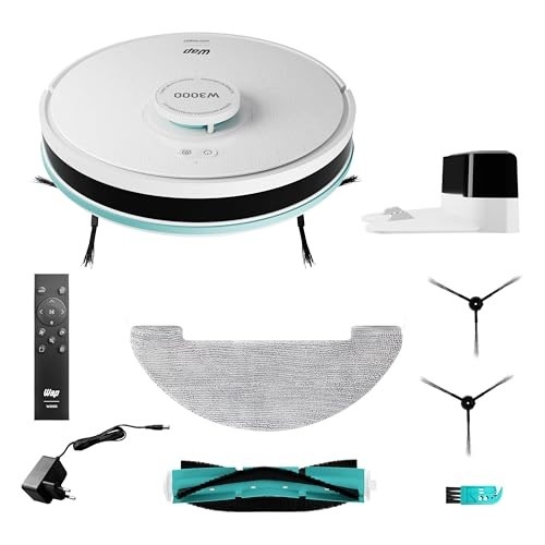WAP Aspirador de Pó Robô ROBOT W3000 - Navegação Inteligente LDS + SLAM, 24mbar, 350ml, Bivolt