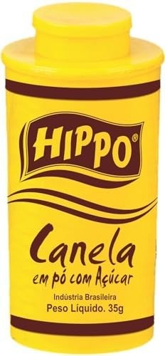 Hippo, Canela em pó, Tubex, 35 Gramas