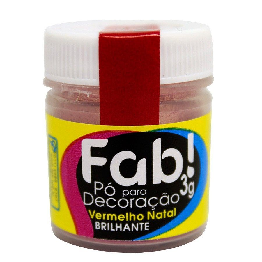 Pó Vermelho Natal Brilhante: Decore Seus Doces!