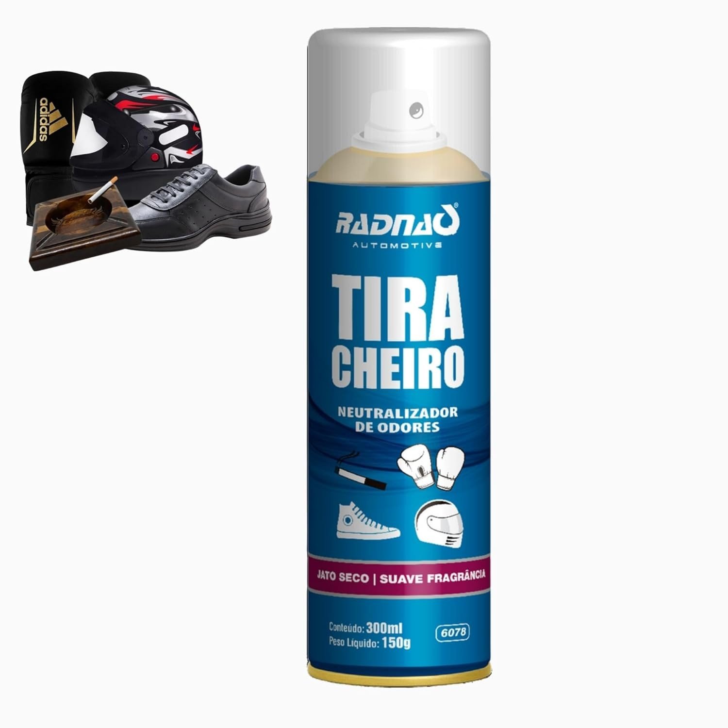 Spray Tira Cheiro Radnaq 300ml: Neutralizador Poderoso de Odores