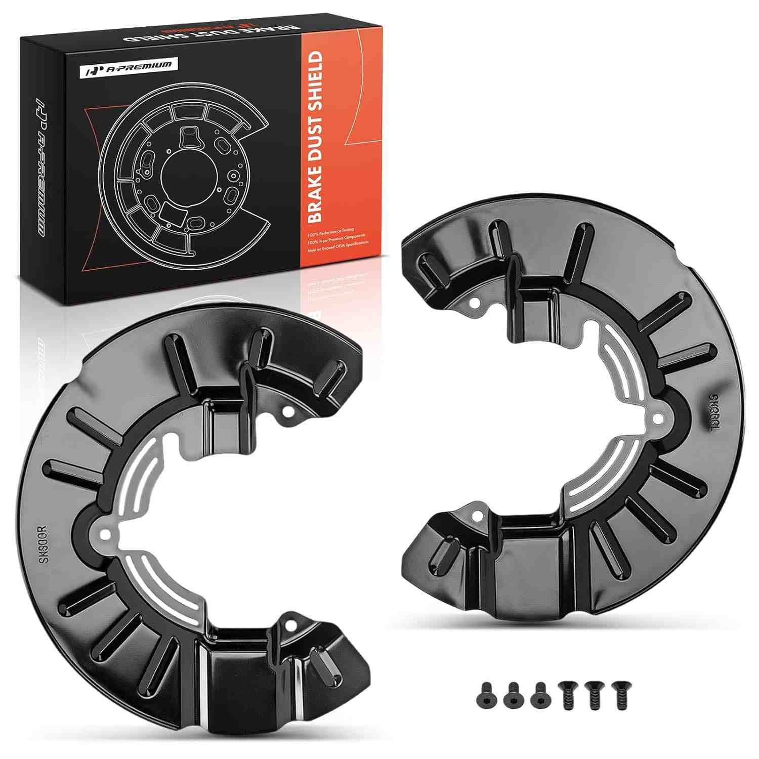 Protetor de Poeira Freio Dianteiro A-Premium para Ford Focus (2014-2018) - Kit 2 Peças