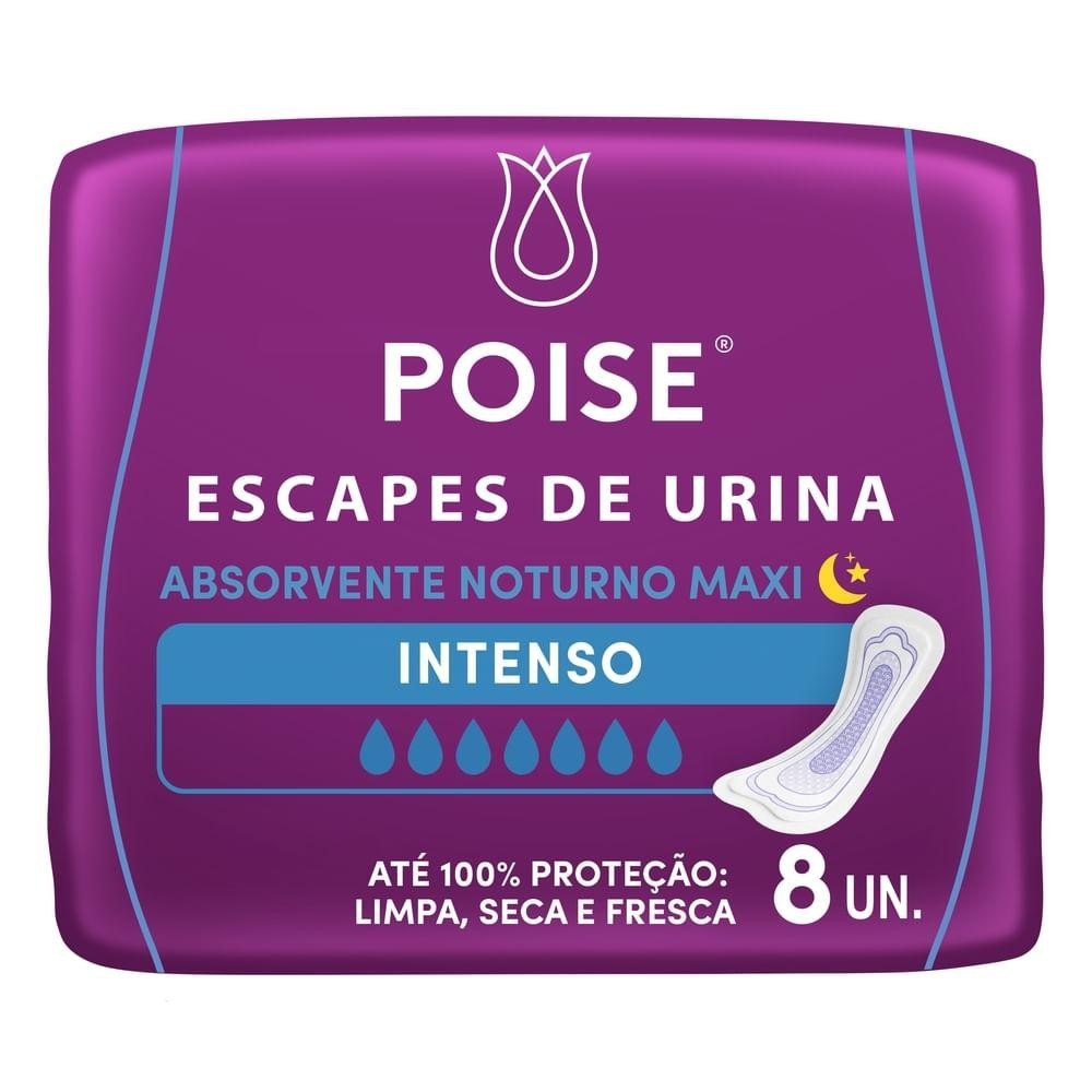 Poise Noturno: Proteção Intensa Contra Escapes de Urina