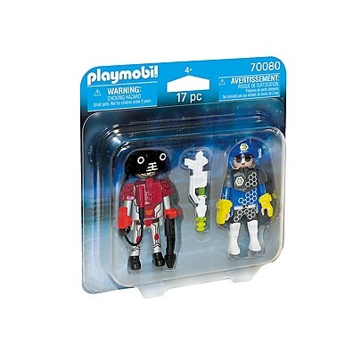 Policial do Futuro Playmobil: Ação e Aventura!