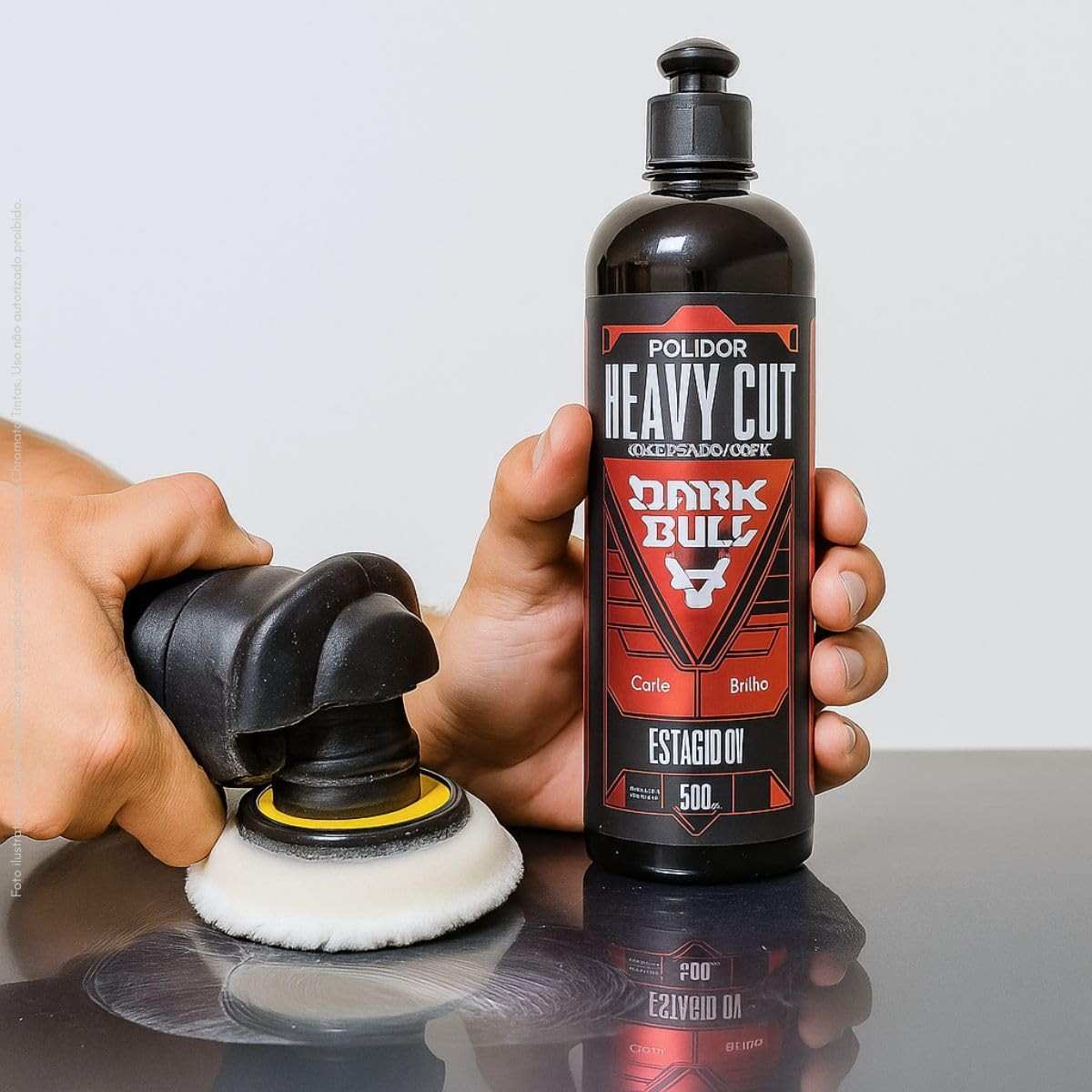 DARK BULL HEAVY CUT 500ml: Polidor Composto de Alta Performance para Corte Pesado e Refino Automotivo
