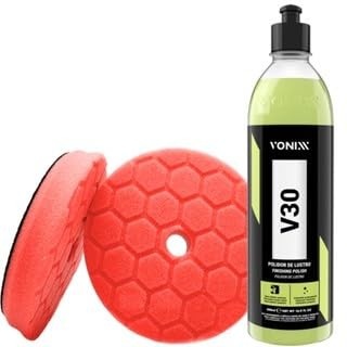 Kit Polimento e Lustro V30 500ml + Boina LeadMax 5" - Vonixx