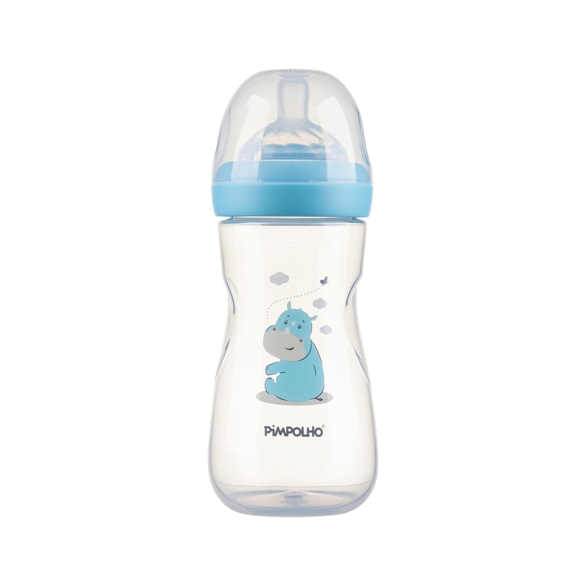 Mamadeira Pimpolho Serena 330 ml - Bico Silicone Macio em Polipropileno