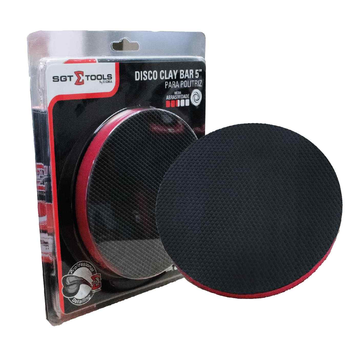 Disco Clay Bar 5" para Politriz – Limpeza Profunda e Segura da Pintura Automotiva