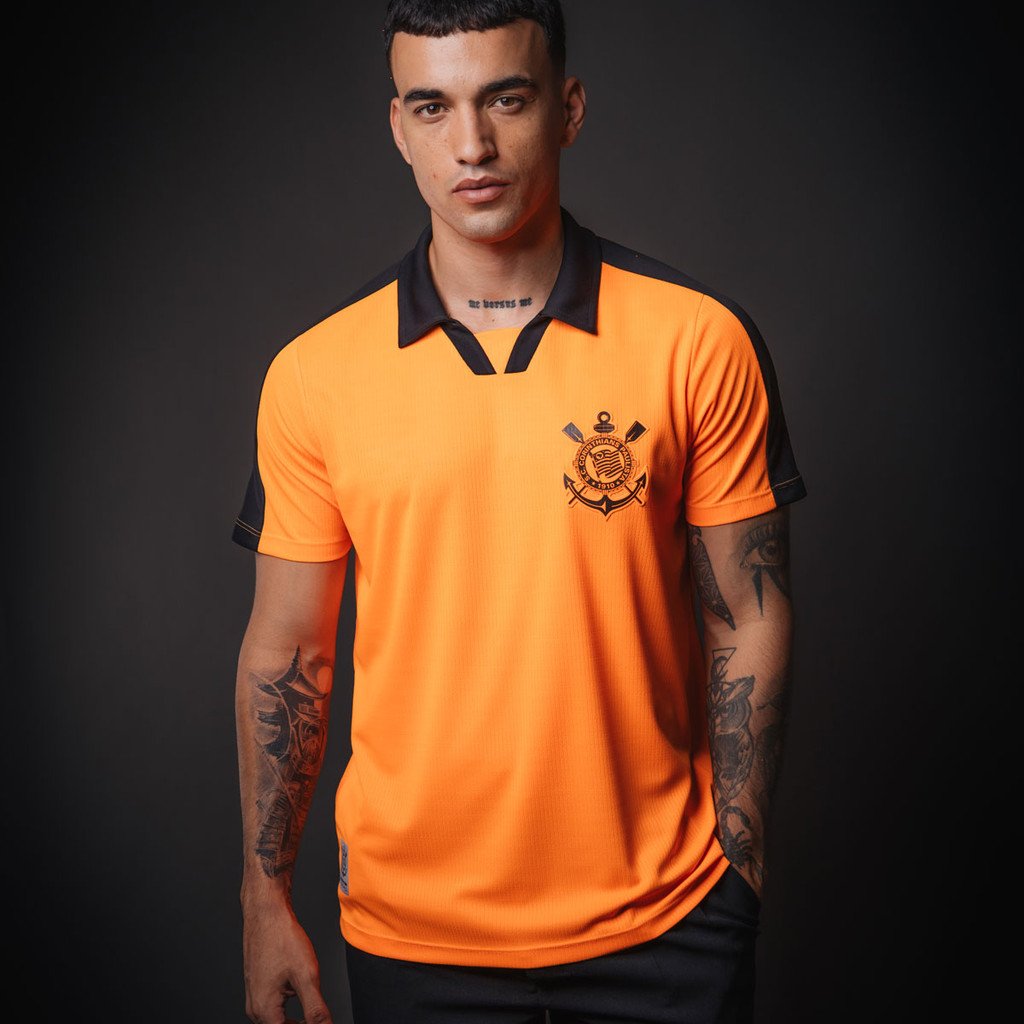 Polo Corinthians Laranja: Estilo e Paixão!
