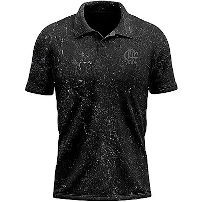 Polo Flamengo Grid: Conforto e Estilo Oficial!