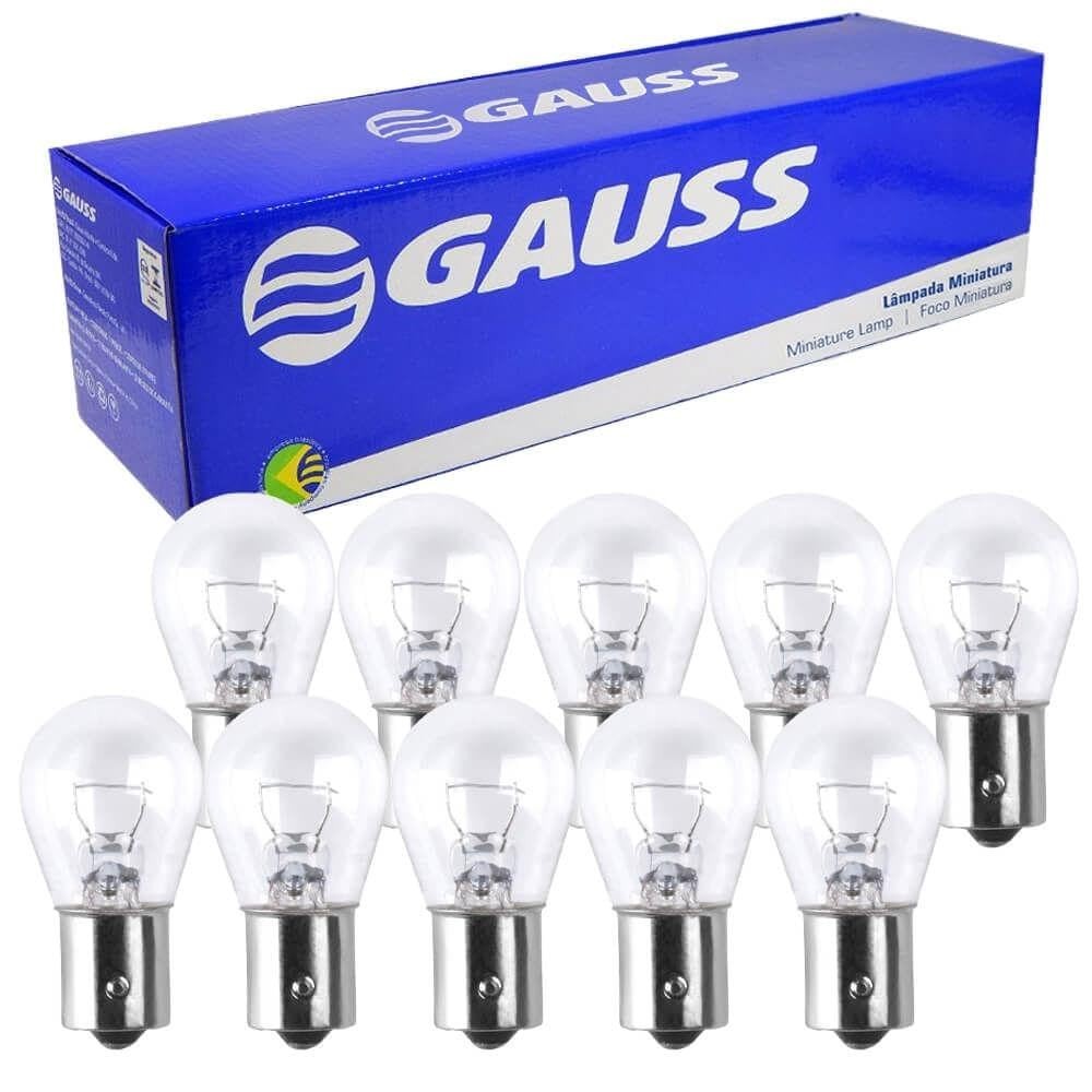 Lâmpada P21W 1141 12V 21W BA15S 1 Polo - Kit 10 Peças | Iluminação Confiável