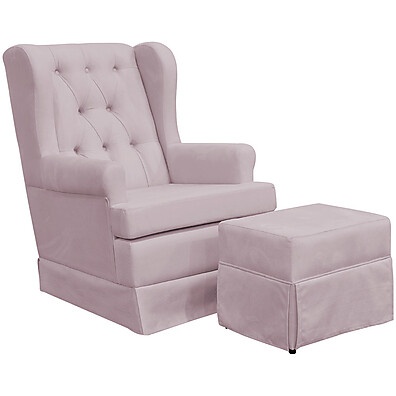 Poltrona de Amamentação com Balanço Helena P02 – Conforto e Estilo para o Seu Lar