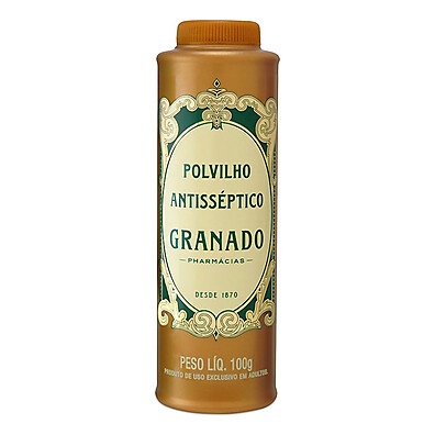 Polvilho Antisséptico Granado 100g – Combate Assaduras e Odor