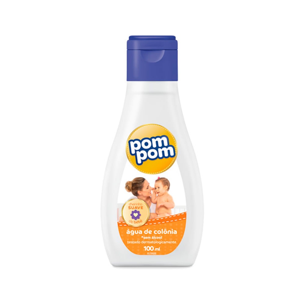 Pom Pom: Colônia Infantil Suave e Segura