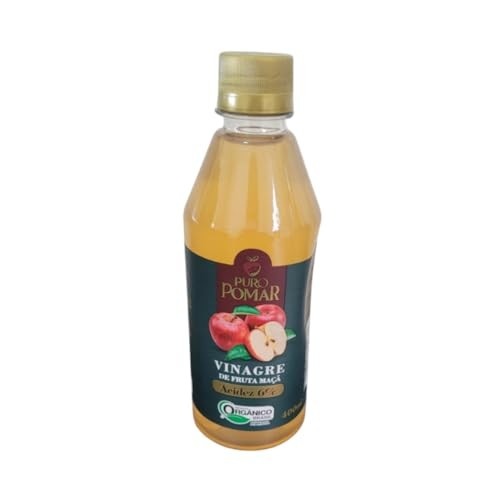 VINAGRE PURO POMAR MAÇÃ 400ML ACIDEZ 6%
