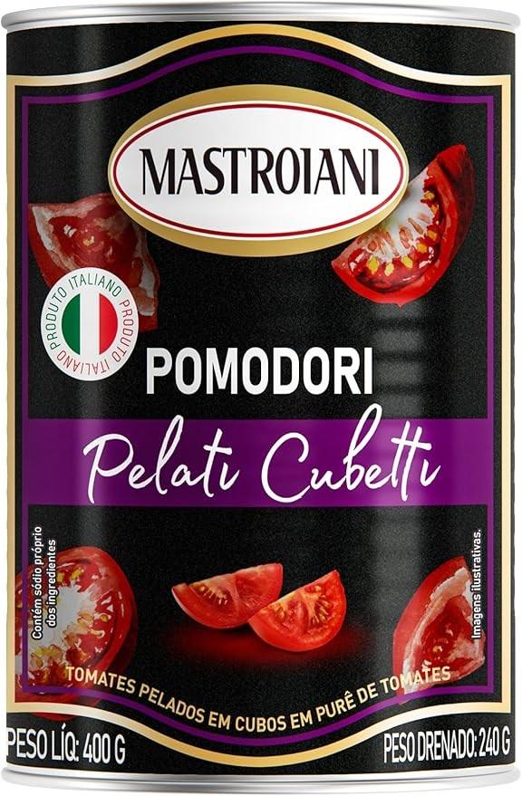Mastroiani Pomodori Pelati Em Cubos 400G