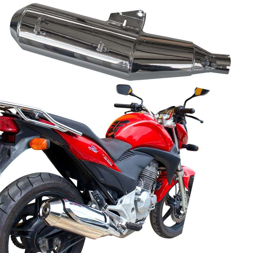 Ponteira CB 300R Original Cromada 2009 a 2015
