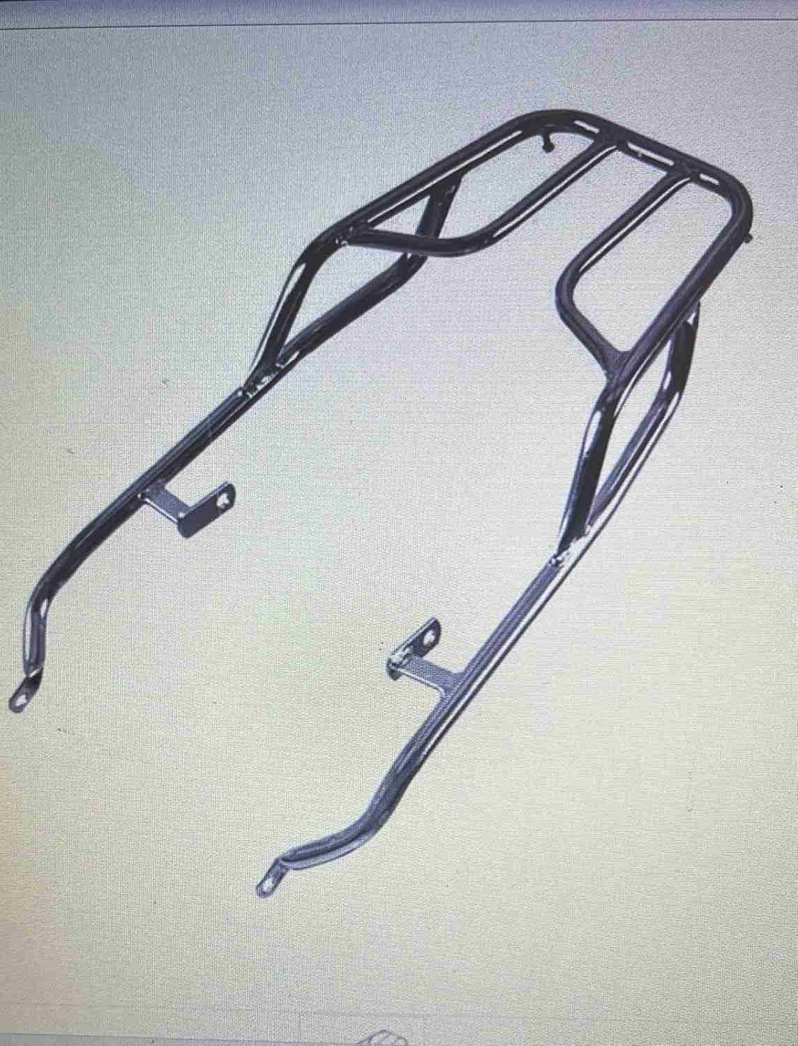 Bagageiro Traseiro Cromado Honda Pop 100: Mais Carga, Mais Estilo!