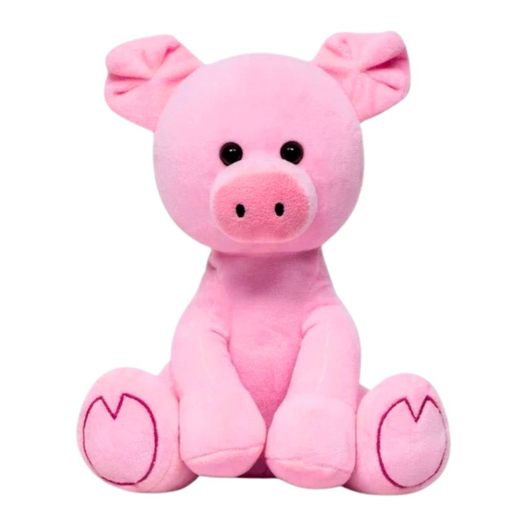 Porquinho de Pelúcia Rosa Buba: Fofura e Segurança!