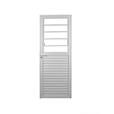 Porta Basculante Alumínio 210x80cm com Vidro Boreal – MGM Soft Plus