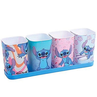 Porta-Canetas Stitch Plasutil: Organize com Fofura!