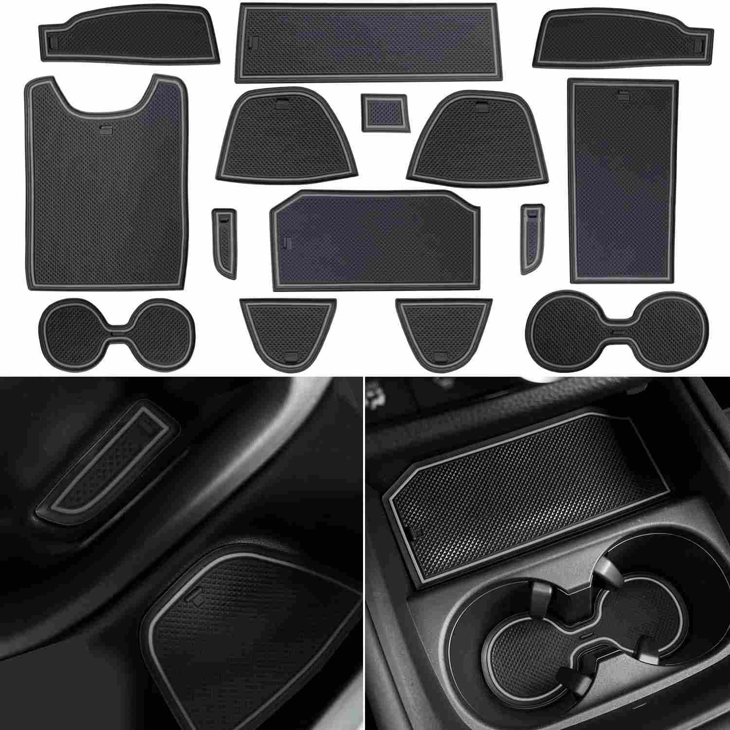 Forro de Console Central e Porta-Copos para Honda HR-V 2023-2026: Proteção e Estilo Antiderrapante