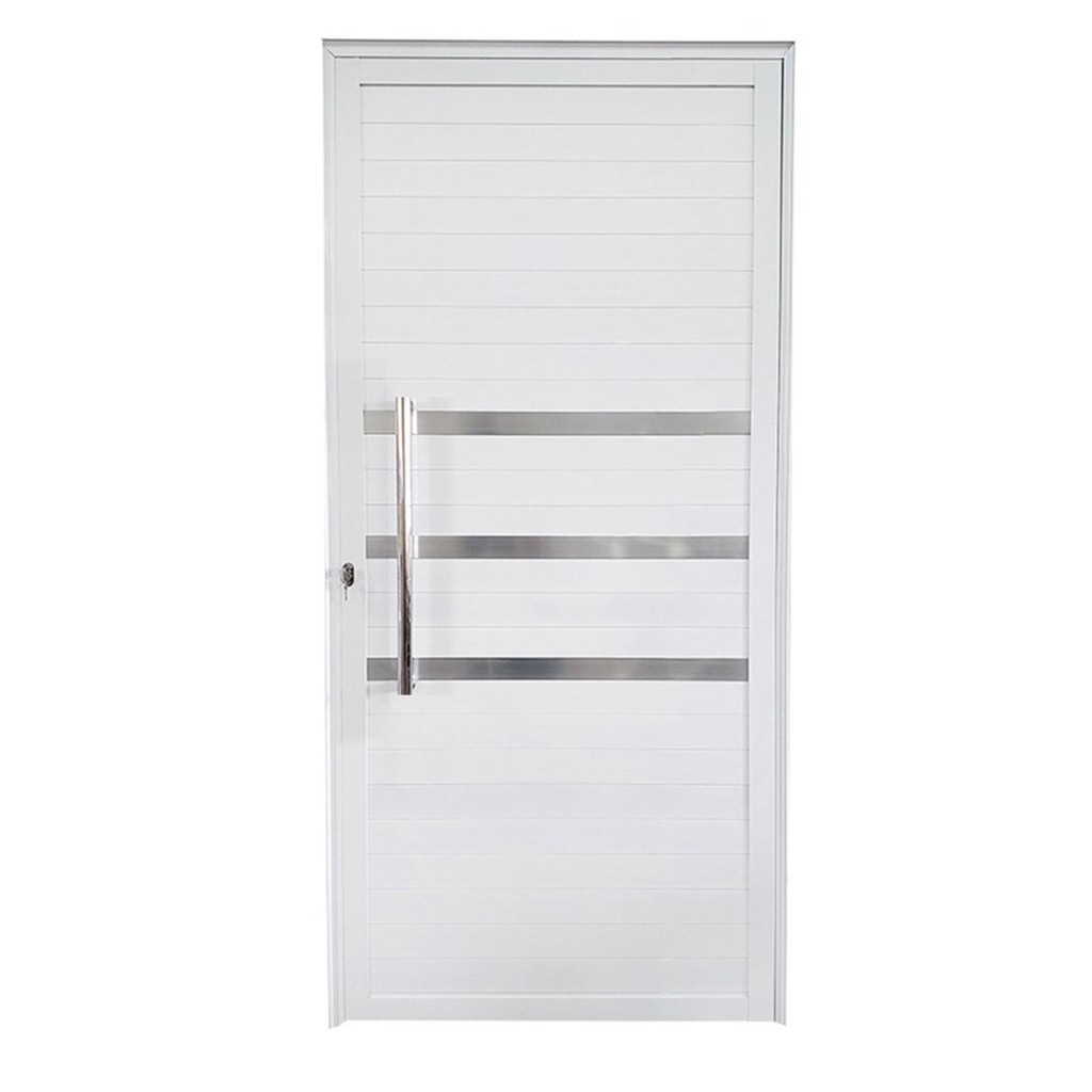 Porta de Alumínio 210x90cm: Elegância e Segurança