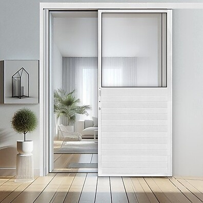 Porta de Correr Lambri CRV: Elegância e Praticidade em Alumínio