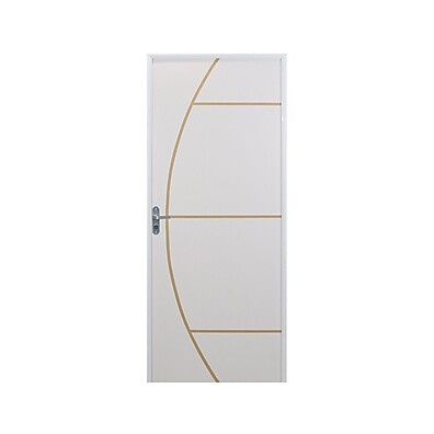 Porta de Madeira Decorada 212x85cm: Beleza e Praticidade