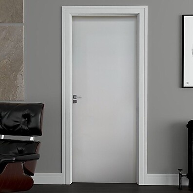 Porta de Madeira Lisa 210x82cm: Pronta para Pintar!