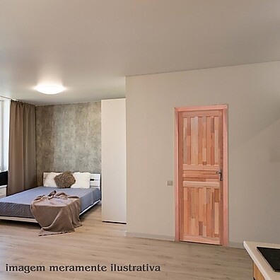 Porta de Madeira Maciça 210x80cm: Beleza e Durabilidade