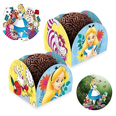 Porta Forminha Alice no País das Maravilhas