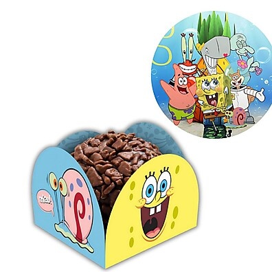 Porta Forminha Bob Esponja – Festas Incríveis com Regina