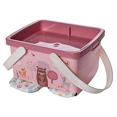 Porta Fraldas Petit Rosa: Organize o Enxoval!