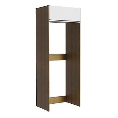 Porta Geladeira Basculante Rustic/Branco Glamy Madesa
