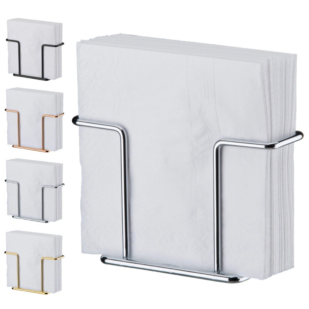 Porta Guardanapos Cromado Future: Design Elegante para Mesas de Restaurante e Lanchonete