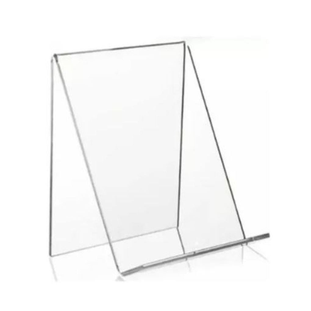 Porta Livro 10x20cm Acrílico – Expositor Ideal para Lojas