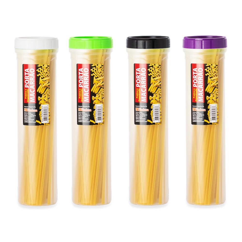 Porta Macarrão Prático 850ml: Organize Seu Armário em 5 Minutos