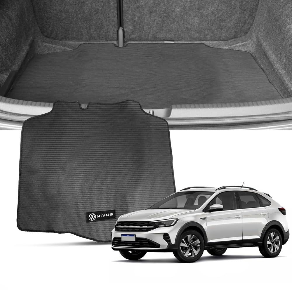 Tapete Porta Malas Borracha Impermeável para VW Nivus (2021-2025) - Proteção Total!